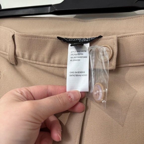 🎉4/30$🎉 Conrad C Beige Wide-Leg Dress Pants - Size 8 - Picture 4 of 7